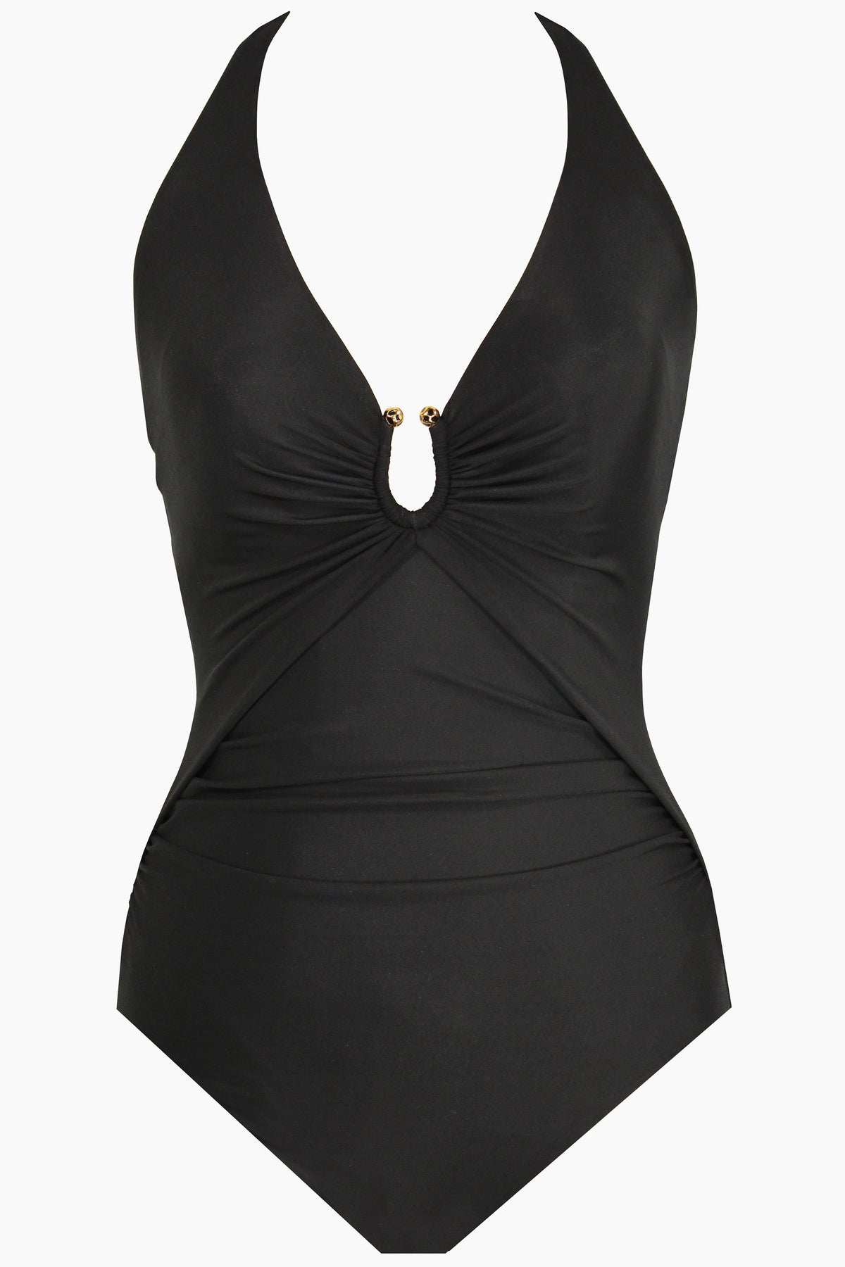 Razzle Dazzle Bling One Piece Swimsuit Black | Miraclesuit