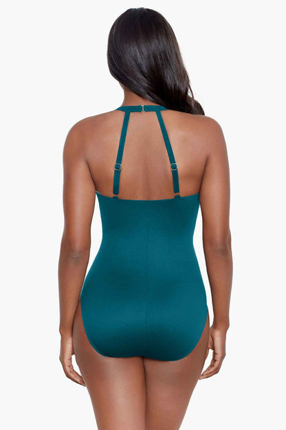 Razzle Dazzle Bling One Piece Swimsuit Black | Miraclesuit