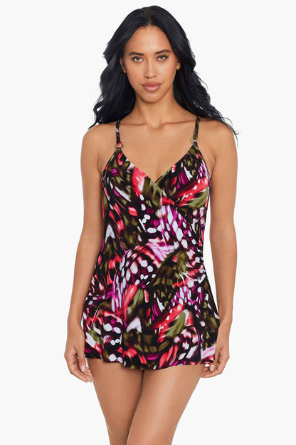 Magicsuit Flutter Willow One Piece Swimsuit Black/Multi | Miraclesuit
