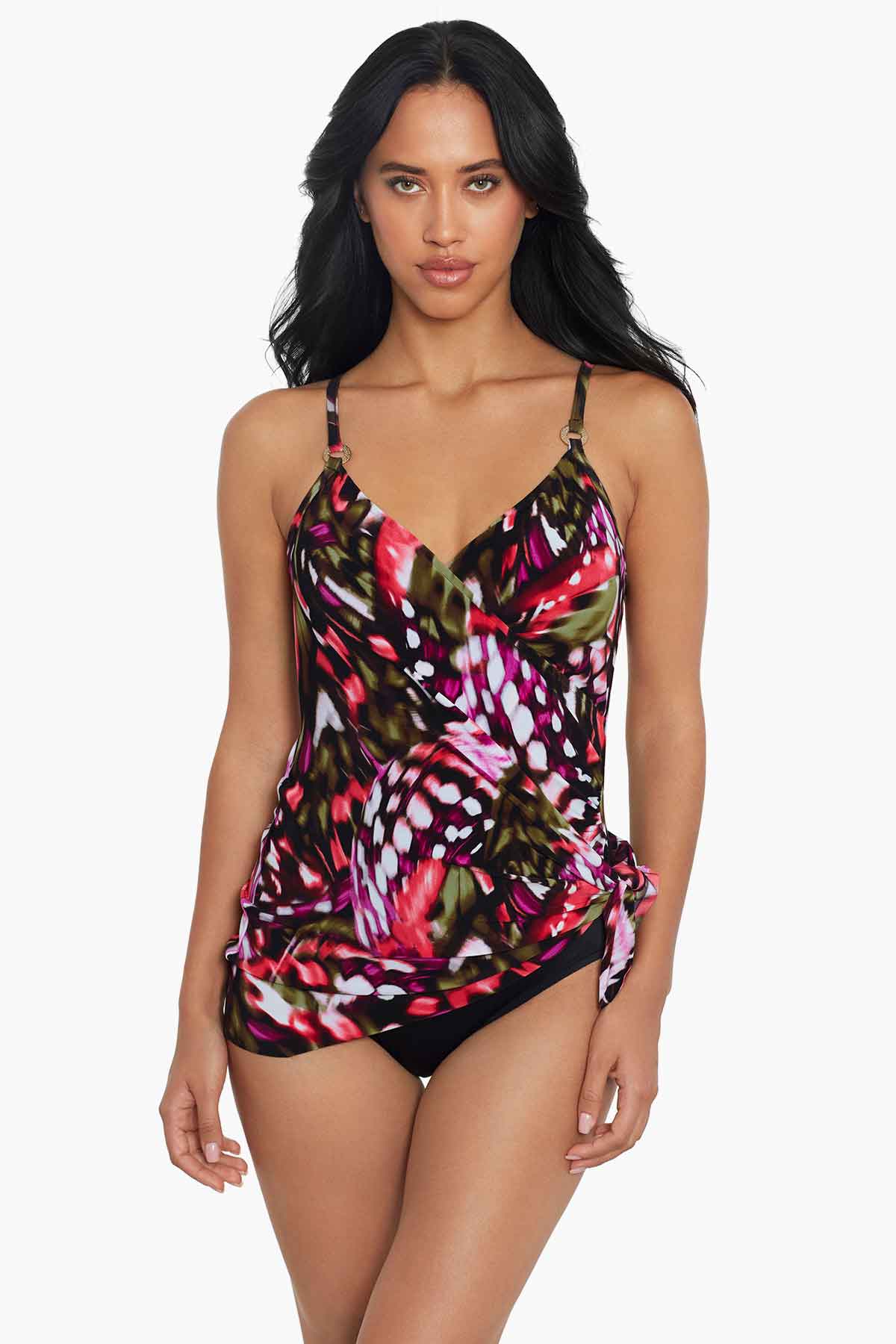 Magicsuit Flutter Willow One Piece Swimsuit Black/Multi | Miraclesuit