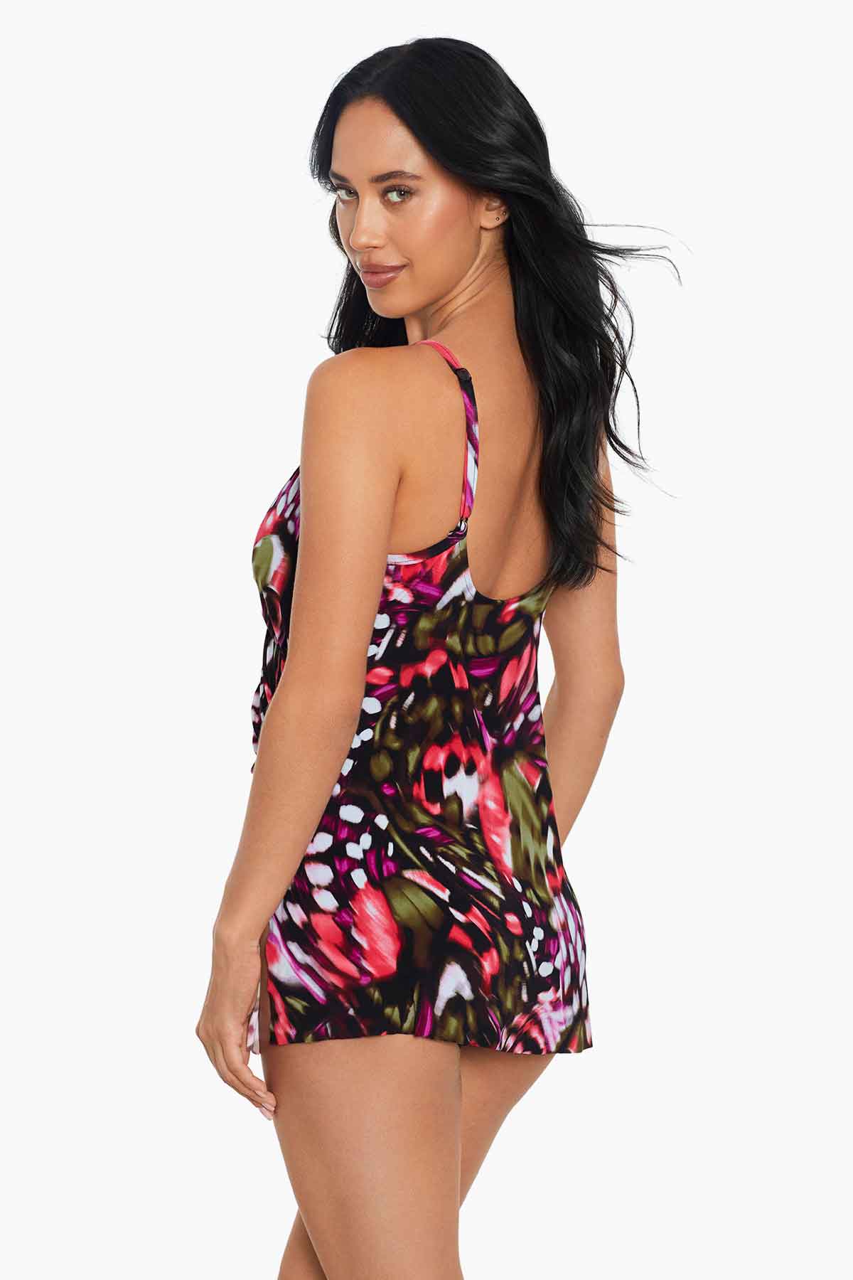 Magicsuit Flutter Willow One Piece Swimsuit Black/Multi | Miraclesuit
