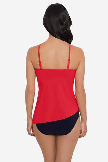 Magicsuit Chain Link Eliza Tankini Top Ginger | Miraclesuit