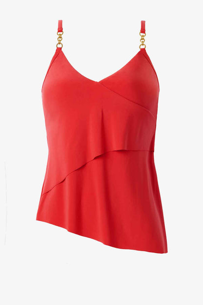 Magicsuit Chain Link Eliza Tankini Top Ginger | Miraclesuit