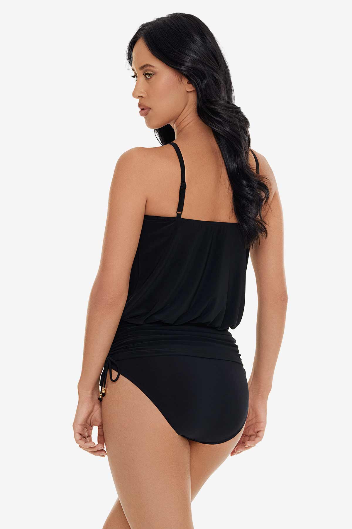 Babs Tankini Top in Boba Black | Miraclesuit