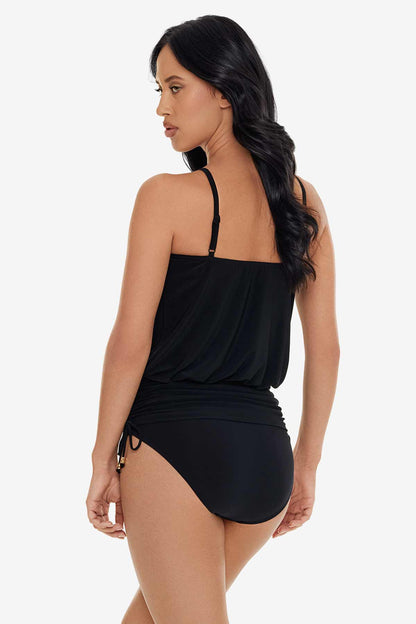 Babs Tankini Top in Boba Black | Miraclesuit