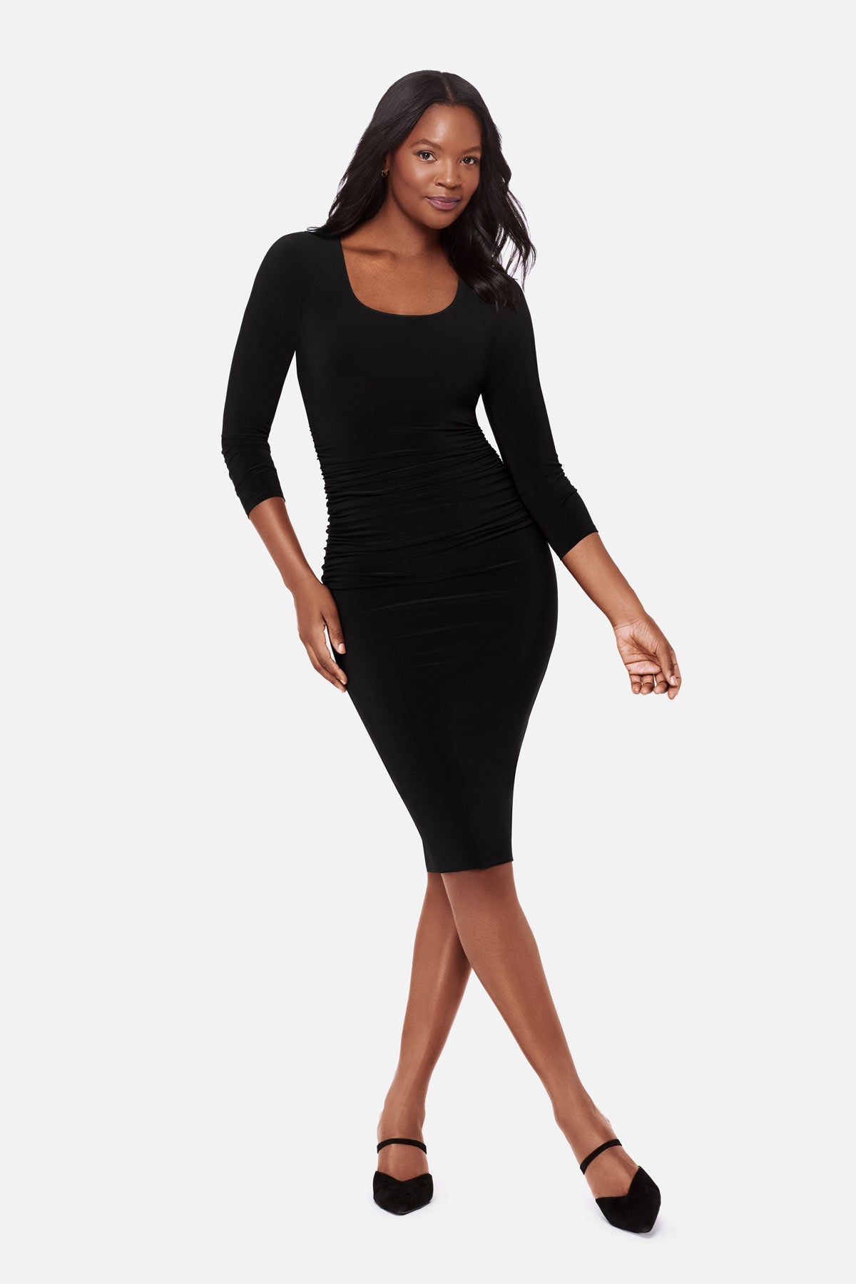 Suri Shaping Dress in Black Black | Miraclesuit