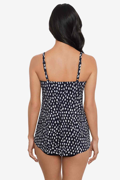 Magicsuit Pebbles Grace Tankini Top Black/White | Miraclesuit