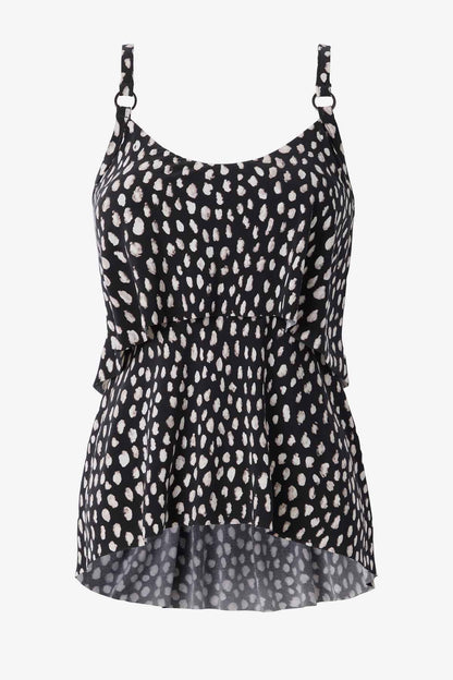 Magicsuit Pebbles Grace Tankini Top Black/White | Miraclesuit