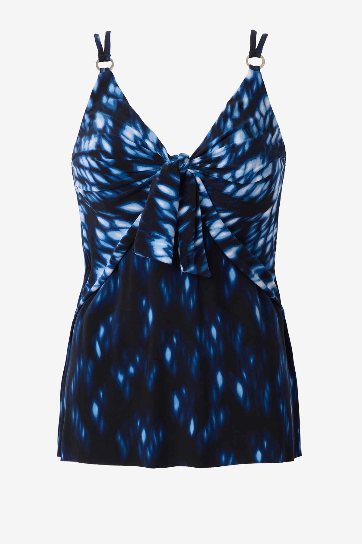 Magicsuit Indio Akikio Tankini Top Blue/Multi | Miraclesuit