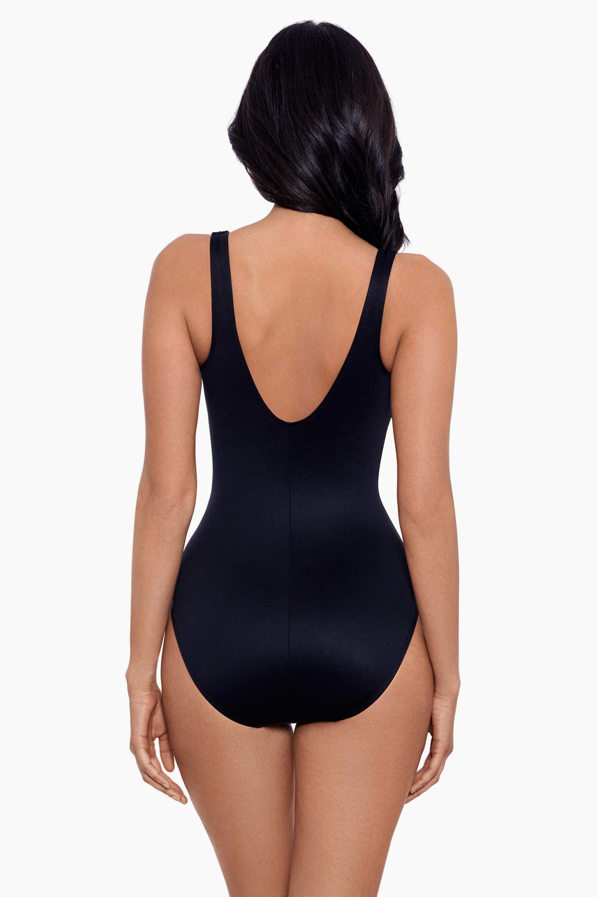 Network News Vive One Piece Swimsuit Black | Miraclesuit