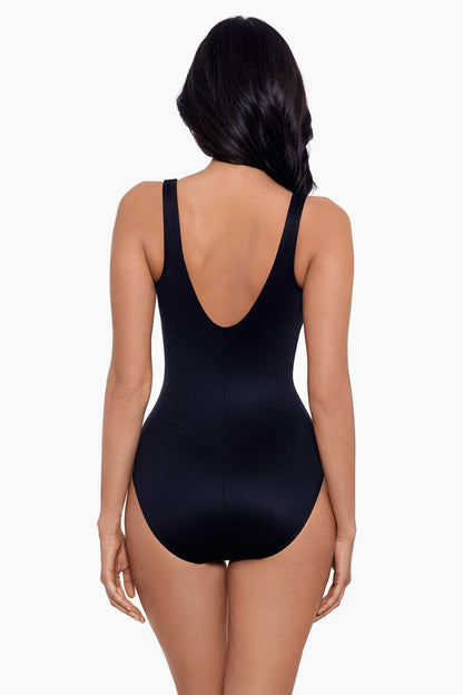 Network News Vive One Piece Swimsuit Black | Miraclesuit