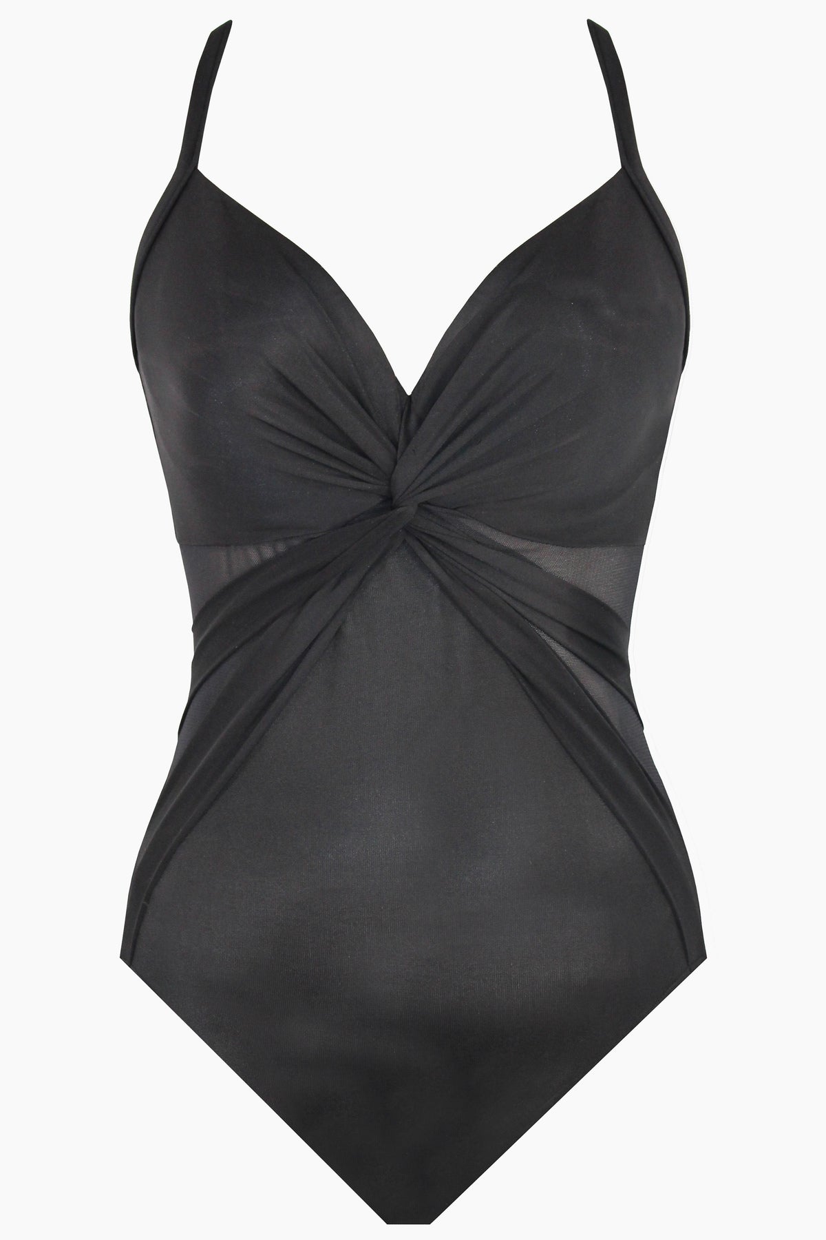 Network News Belle One Piece Swimsuit Black | Miraclesuit