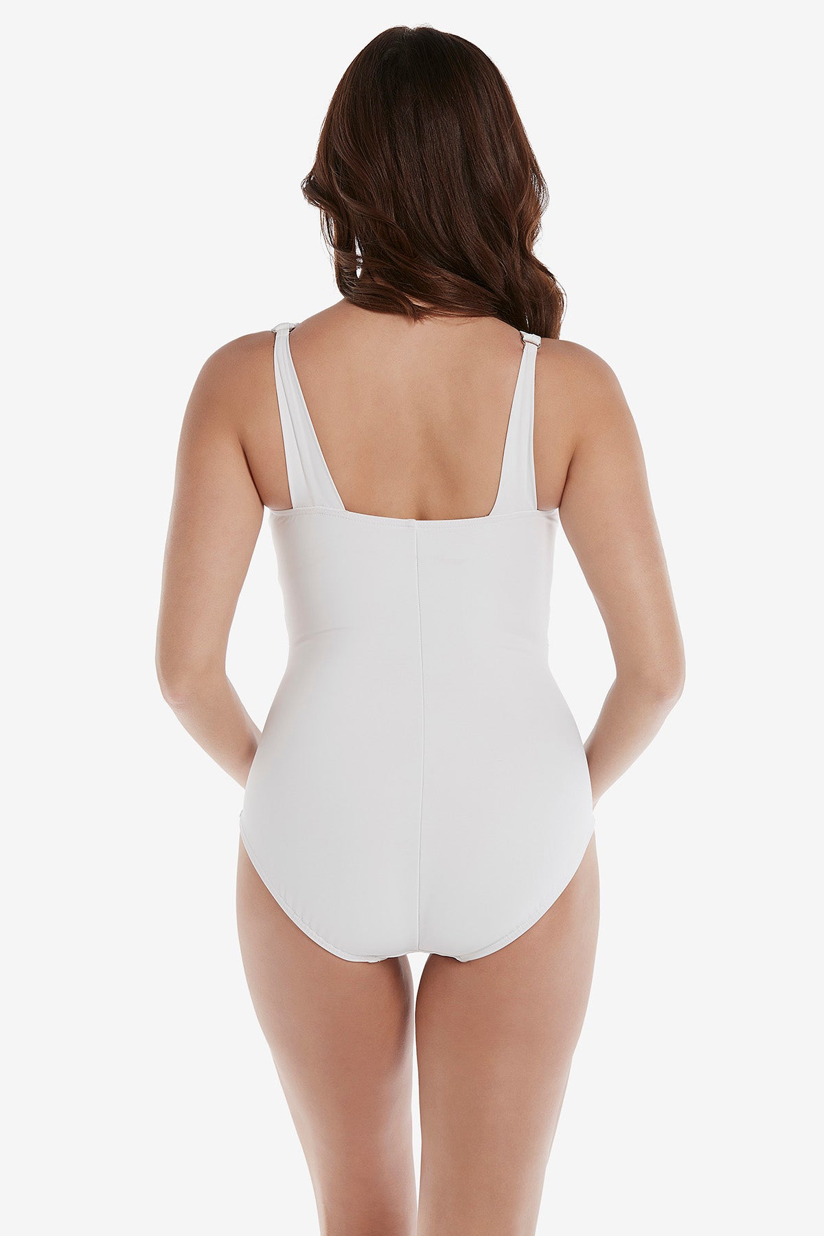 Illusionists Azura One Piece Swimsuit White | Miraclesuit