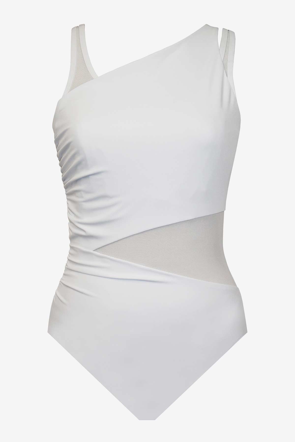 Illusionists Azura One Piece Swimsuit White | Miraclesuit