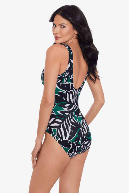 Palma Verde Escape One Piece Swimsuit Black/Multi | Miraclesuit