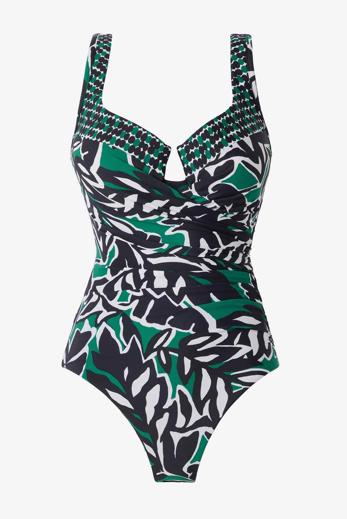 Palma Verde Escape One Piece Swimsuit Black/Multi | Miraclesuit