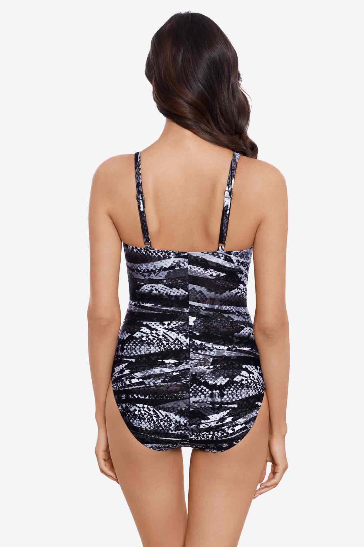Magicsuit Za'Atar Gianna One Piece Swimsuit Black/Grey | Miraclesuit
