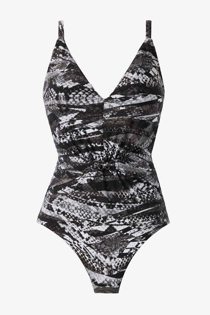 Magicsuit Za'Atar Gianna One Piece Swimsuit Black/Grey | Miraclesuit