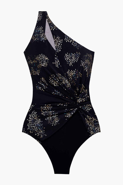 Iridium Minx One Piece Swimsuit Black/Multi | Miraclesuit
