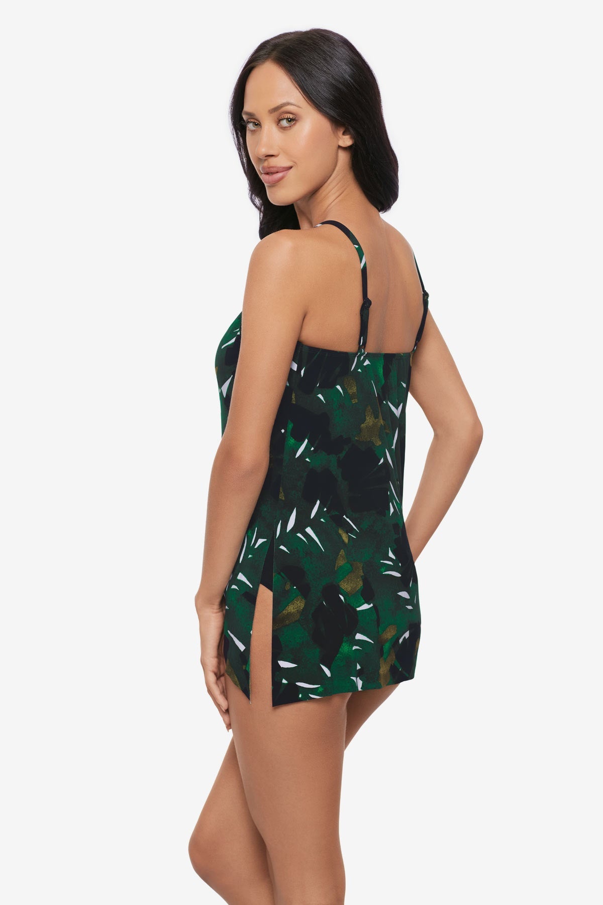 Magicsuit Palmetto Regina Tankini Top Green/Multi | Miraclesuit