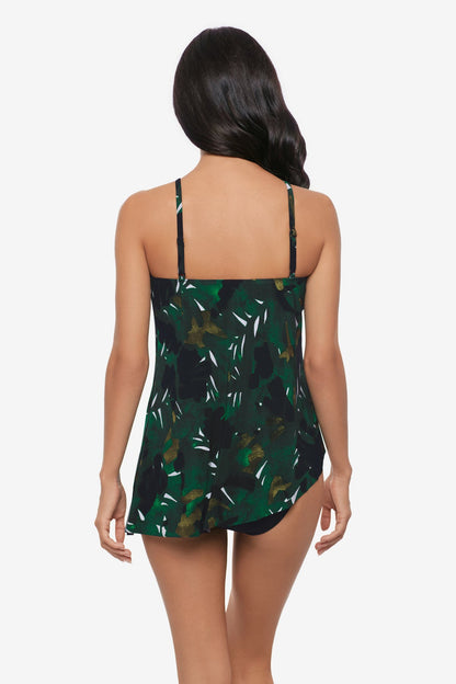 Magicsuit Palmetto Regina Tankini Top Green/Multi | Miraclesuit