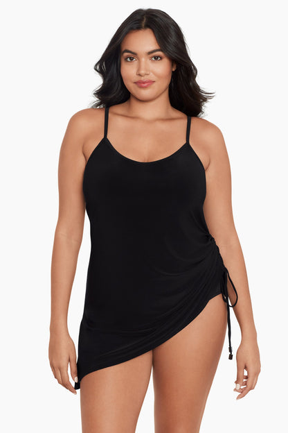 Magicsuit Plus Size Brynn Swim Dress Black | Miraclesuit