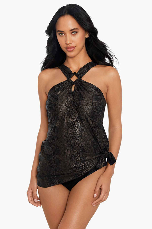 Magicsuit Xantu Beverly One Piece Swimsuit Black/Brown | Miraclesuit