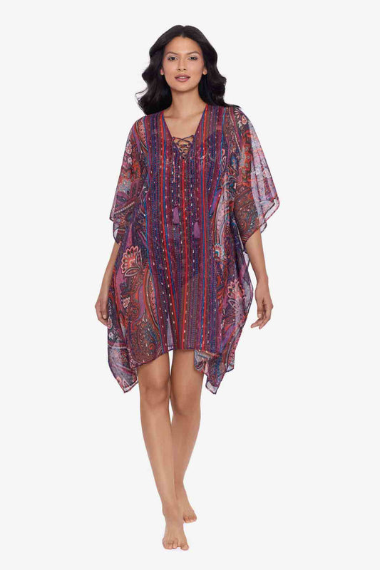 Dynasty Caftan Swim Cover Up Multi | Miraclesuit
