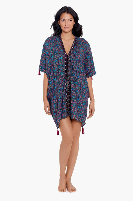 Romani Caftan Swim Cover Up Multi | Miraclesuit