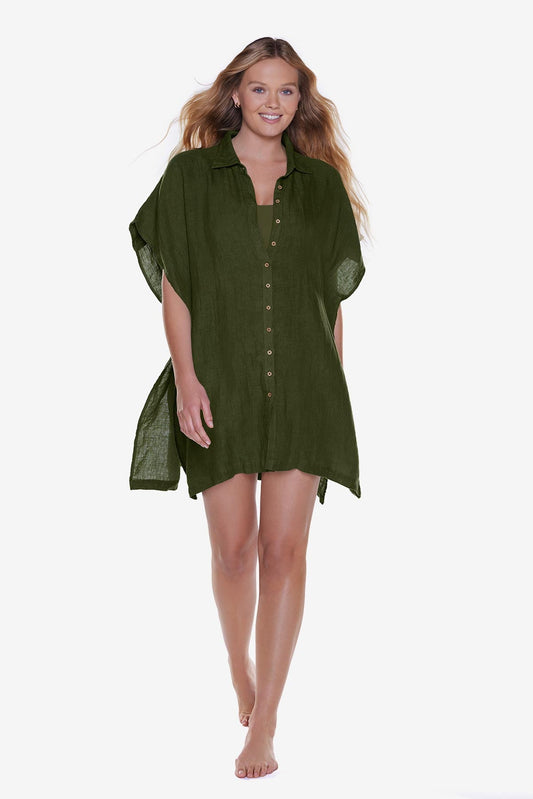 Beach Shirt Cover Up in Jungle Jungle | Miraclesuit