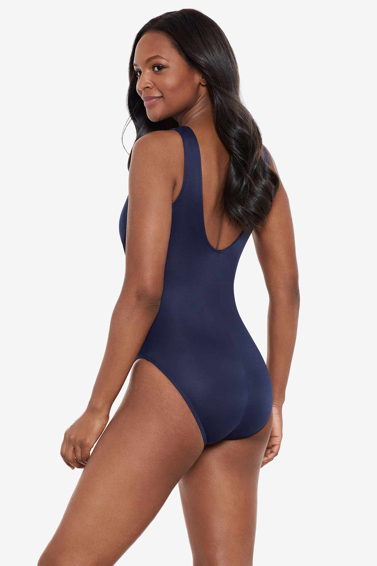 Illusionists Palma One Piece Swimsuit Midnight | Miraclesuit