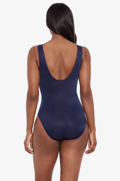 Illusionists Palma One Piece Swimsuit Midnight | Miraclesuit