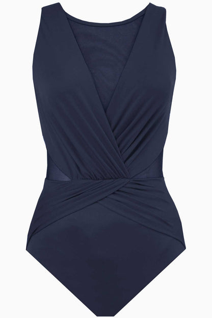 Illusionists Palma One Piece Swimsuit Midnight | Miraclesuit