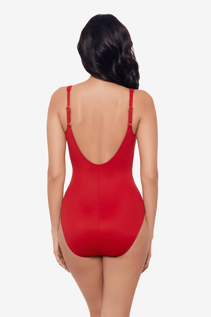 DD-Cup Sanibel One Piece Cayenne | Miraclesuit