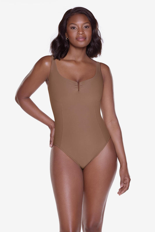 Vim One Piece in Flax Flax | Miraclesuit
