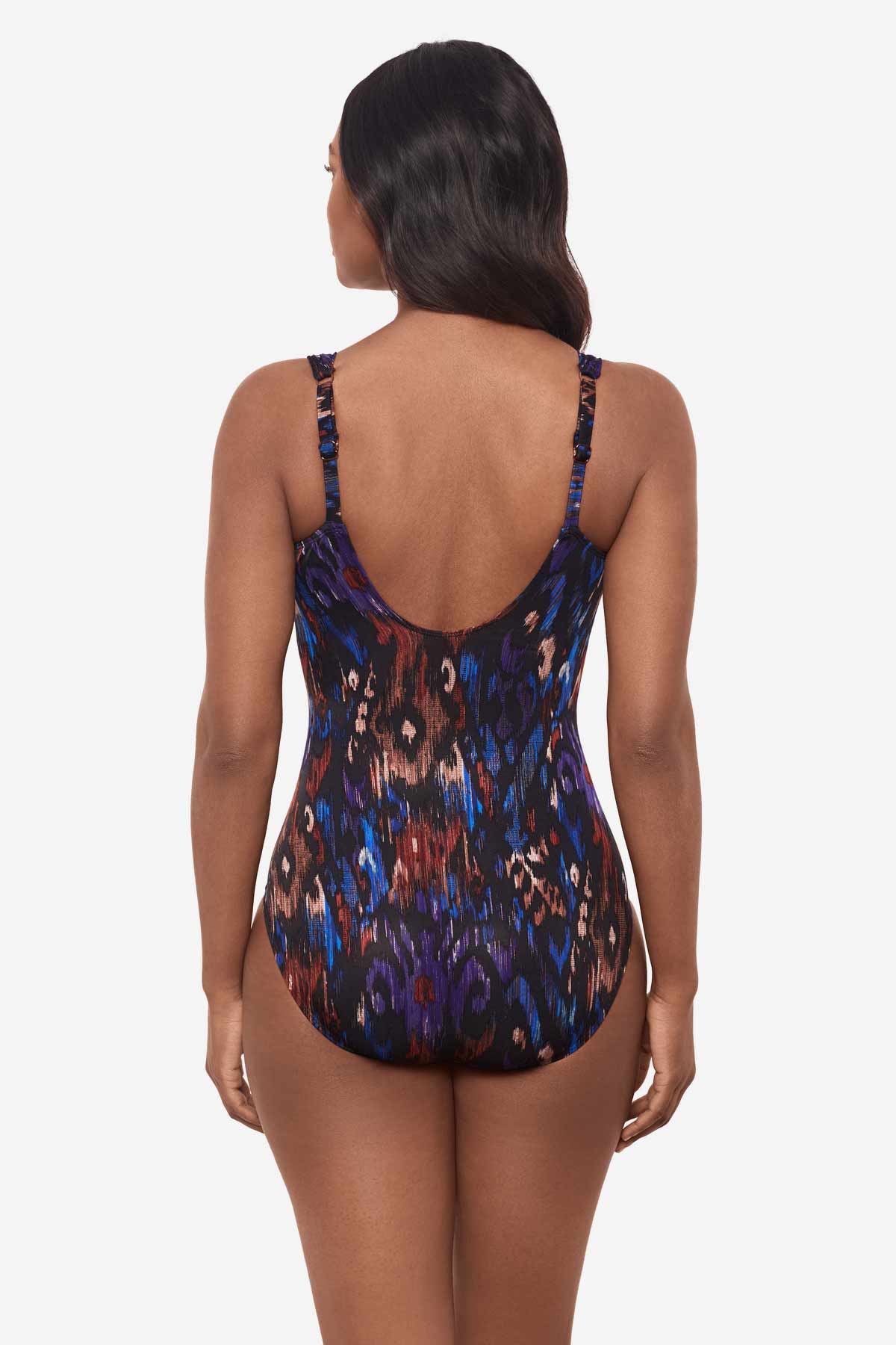 Tapiz Siren One Piece Swimsuit Black/Multi | Miraclesuit