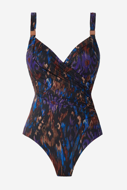 Tapiz Siren One Piece Swimsuit Black/Multi | Miraclesuit
