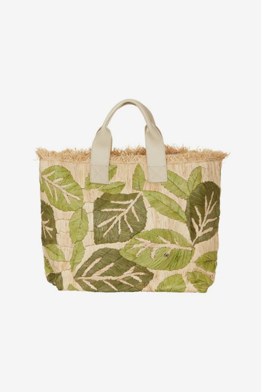 Florabella Ancina Tote Bag in Key Lime Key Lime Multi | Miraclesuit