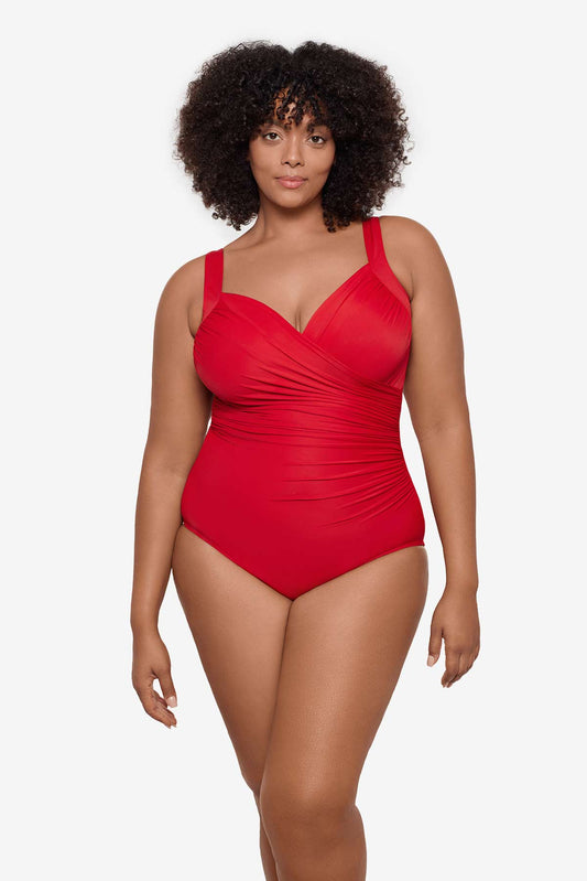 Plus Size Sanibel One Piece Cayenne | Miraclesuit