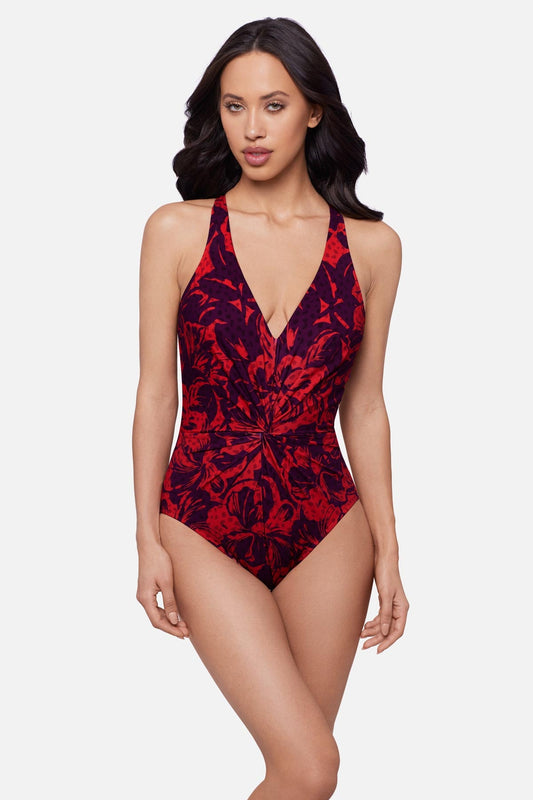 Magicsuit Drew One Piece in Swoon Pink/Multi | Miraclesuit