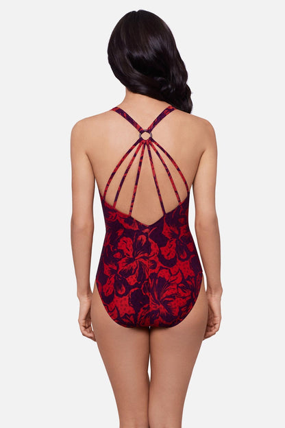 Magicsuit Drew One Piece in Swoon Pink/Multi | Miraclesuit