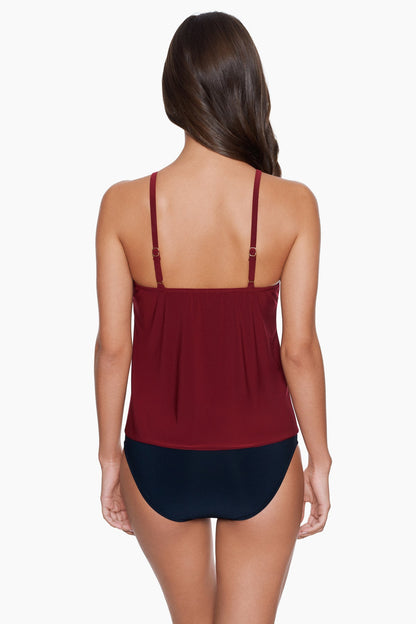 Magicsuit Halo Effect Angelika Tankini Black | Miraclesuit