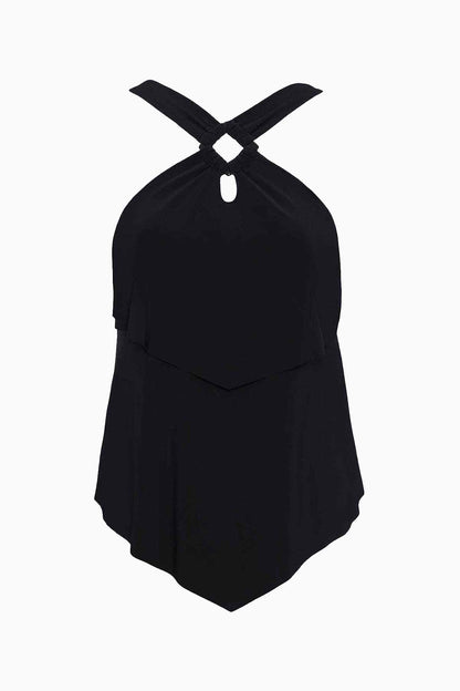 Magicsuit Square Cut Carolina Wire-Free Tankini Navy | Miraclesuit