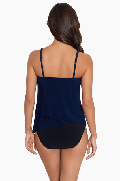 Magicsuit Cascade Amira Tankini Navy | Miraclesuit