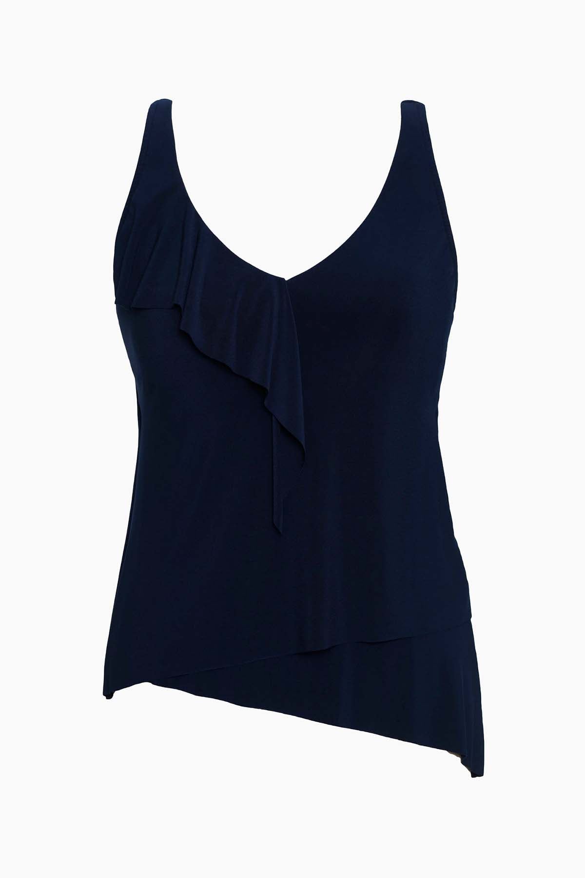 Magicsuit Cascade Amira Tankini Navy | Miraclesuit