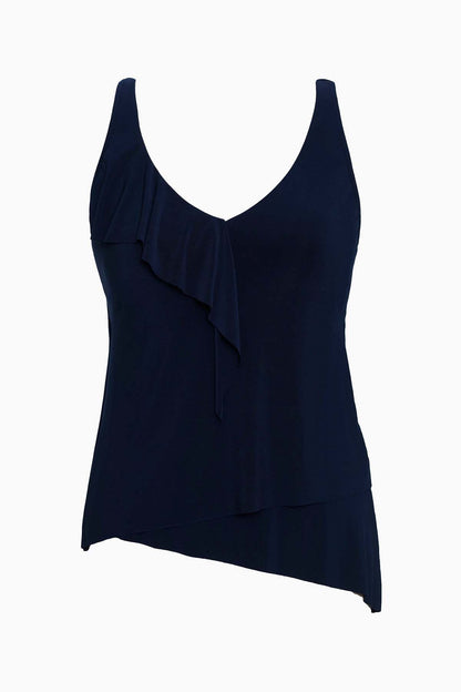 Magicsuit Cascade Amira Tankini Navy | Miraclesuit
