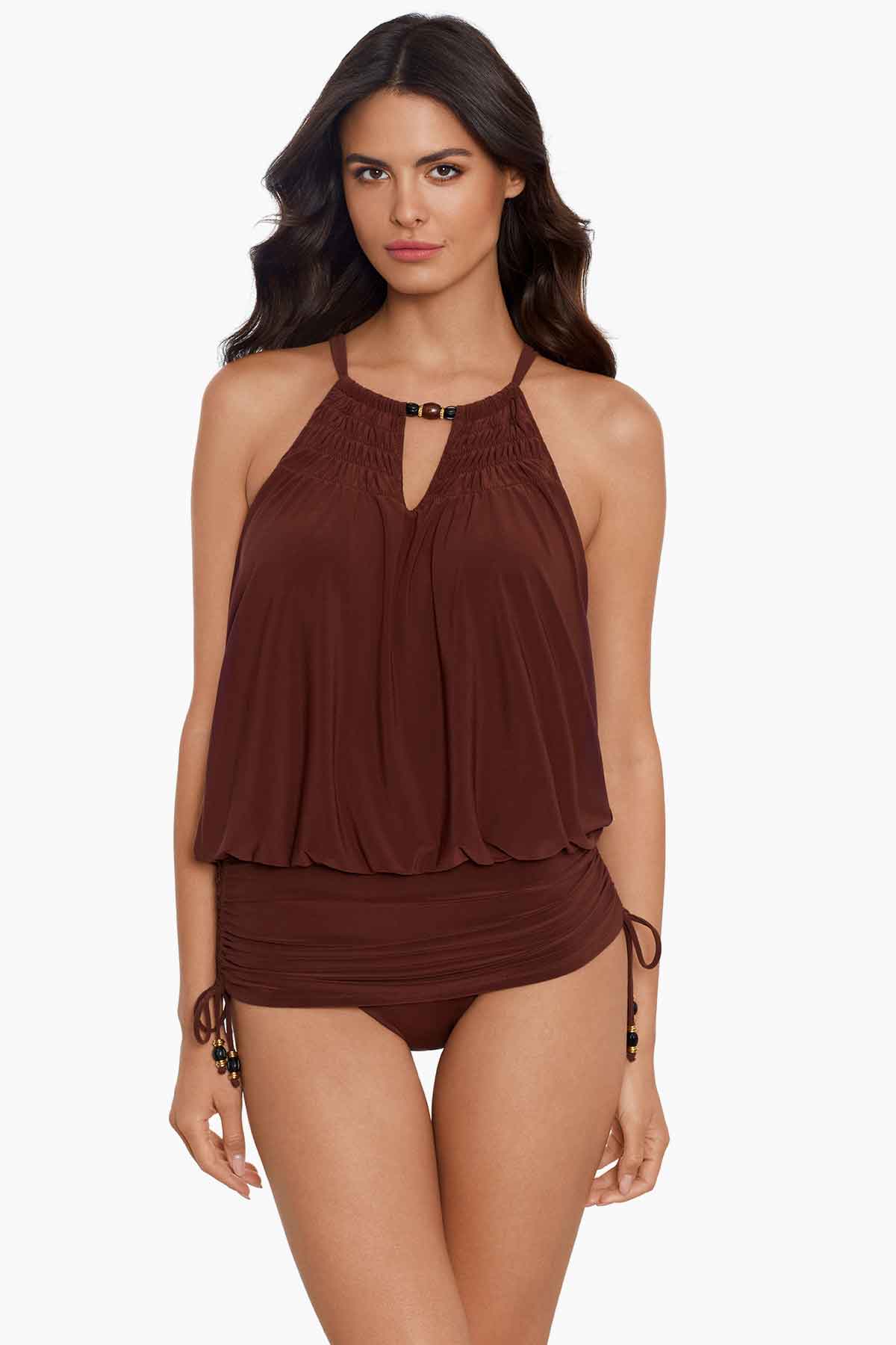 Magicsuit Marley Shanice One Piece Swimsuit Chestnut | Miraclesuit