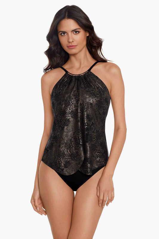 Magicsuit Xantu Jill One Piece Swimsuit Black/Brown | Miraclesuit
