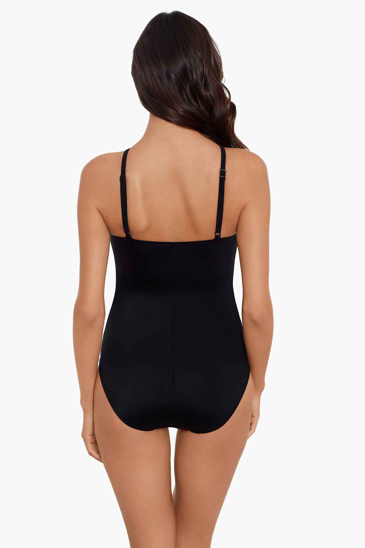 Magicsuit Xantu Jill One Piece Swimsuit Black/Brown | Miraclesuit