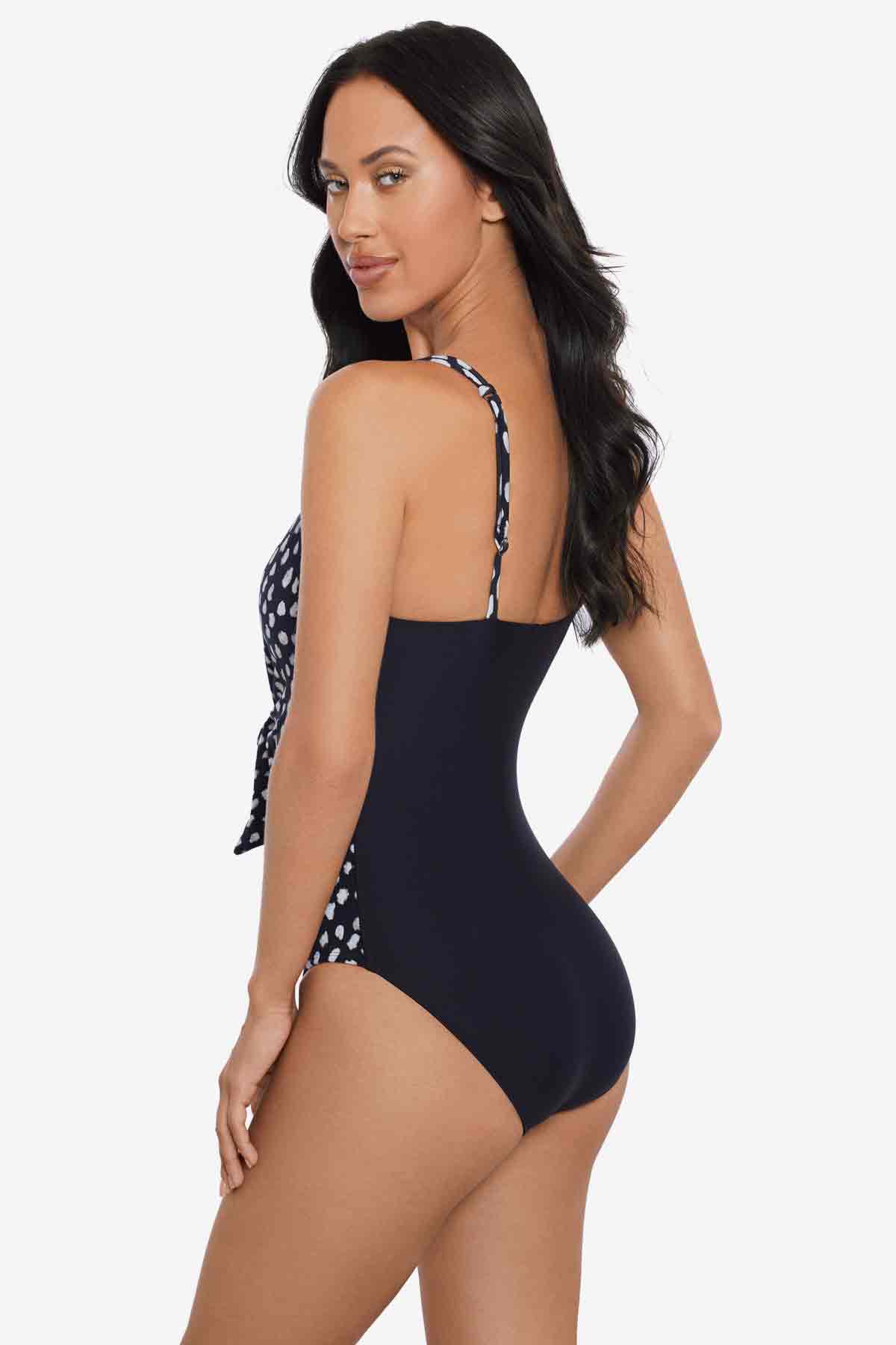 Magicsuit Pebbles Saki One Piece Swimsuit Black/White | Miraclesuit